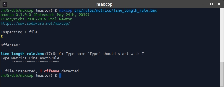 maxcop in action